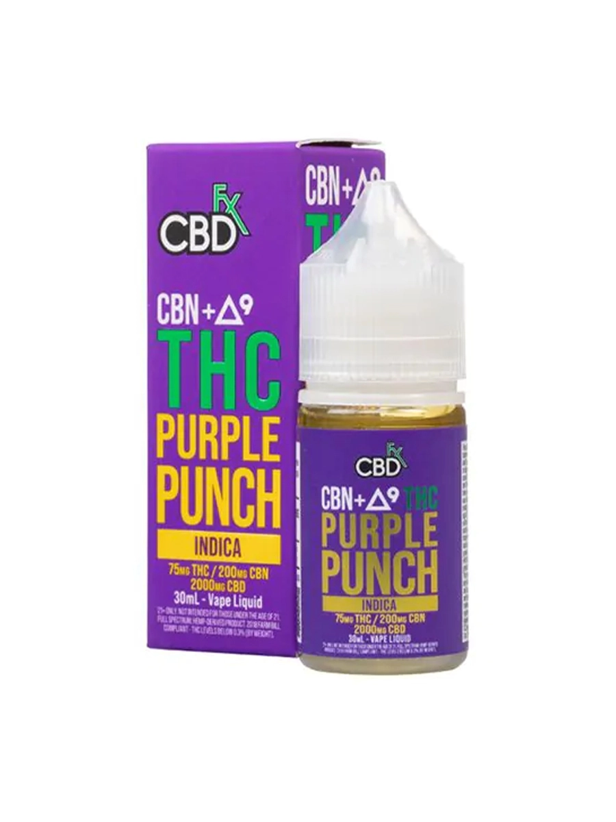 CBN + Delta-9 THC Vape Juice kaufen: Purple Punch Geschmack Online Graz Österreich