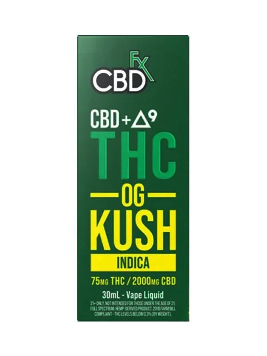 E-liquide CBD + Delta-9 THC saveur OG Kush en vente en ligne à Paris France